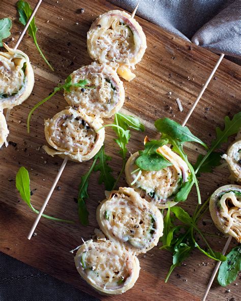 Pfannkuchen Spieße mit Käse und Schinken Rezept Was esse ich heute