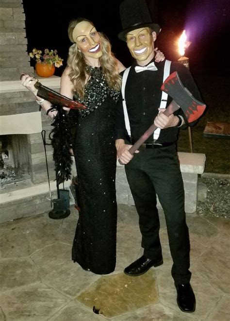 32 Scary And Popular Purge Halloween Costume Couple