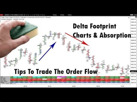 Delta Footprint Charts To Find Absorption And Aggressive Trading In The