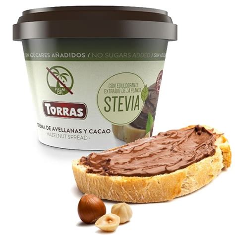 Crema Avellanas y Cacao Sin Azúcar 200g TORRAS Racó Natural