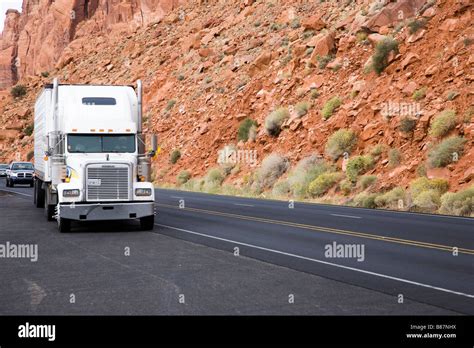 On the road in New Mexico, USA Stock Photo - Alamy