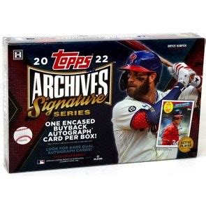 Topps Archives Signature Series Baseball Box Chicago Sports Cards