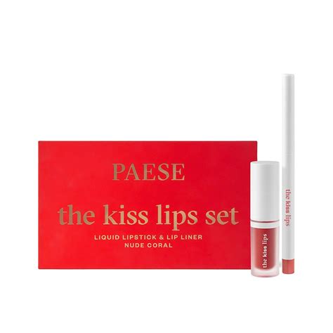 Paese The Kiss Lips Set Nude Coral Ireland