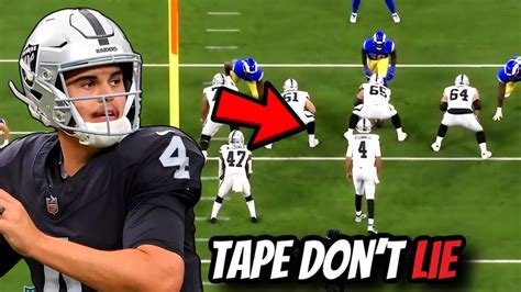 Film Study Raiders Qb Aiden O Connell Continues To Impress Youtube