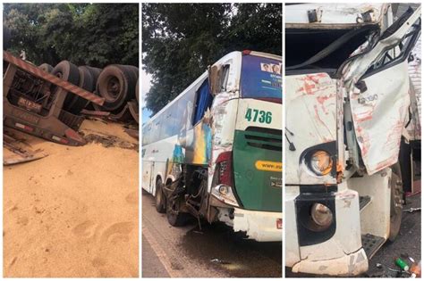 Acidente Entre Três Veículos Mata Motorista De Carreta Na Br 364 Em Mt