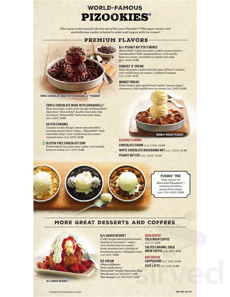 BJ S Restaurant Brewhouse Menus In Reno Nevada United States