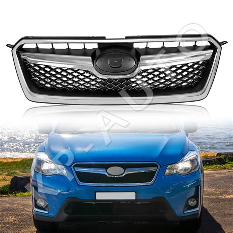 Front Grille Assembly W Chrome Trim For Subaru Xv Crosstrek