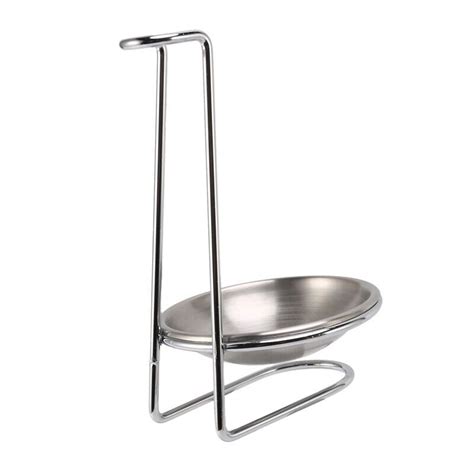 Stainless Steel Spoon Rest Holder Long Handle Vertical Saving Soup