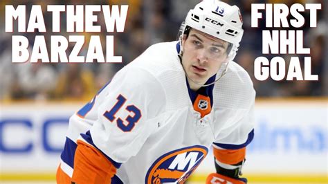 Mathew Barzal 13 New York Islanders First Nhl Goal Oct 19 2017 Youtube