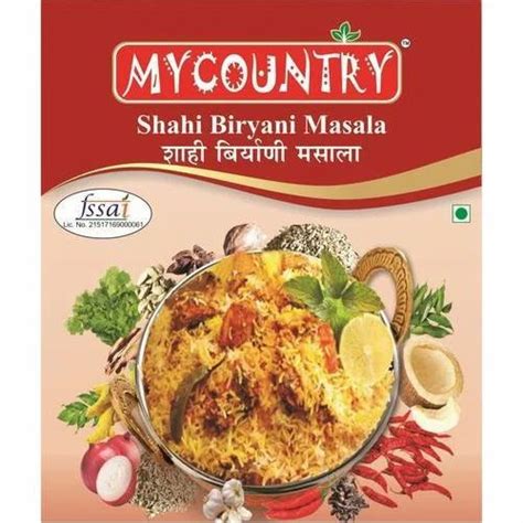 MyCountry Shahi Biryani Masala Powder Packaging Size 500gm At Rs 780