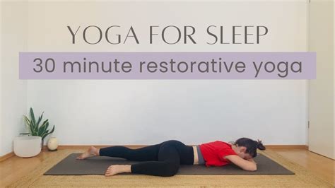 Minute Restorative Yoga For Sleep Bedtime Yoga Youtube