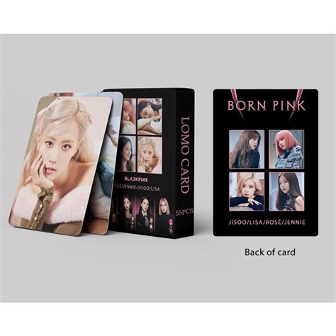 Pcs Born Pink Concept Photos By Black Pink Fan Made Lomo Photocards