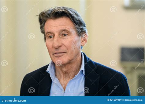 Sebastian Coe President Of World Athletics Iaaf Editorial Stock