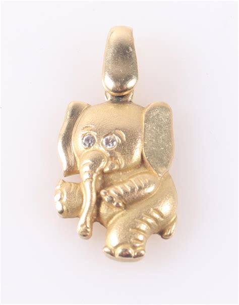 Anh Nger Elefant Schmuck Und Uhren Erzielter Preis