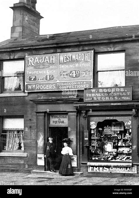 Tobacconist And Sweet Shop Bradford Stock Photo Alamy