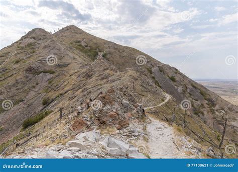 Bear Butte Peak stock image. Image of landscape, tourism - 77100621