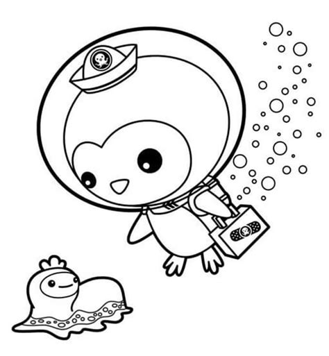 Tunip Octonauts Coloring Page Free Printable Coloring Pages For Kids
