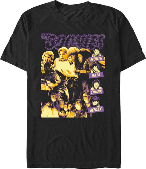 Characters Collage Goonies T Shirt