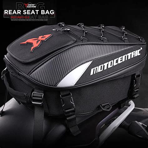 Bolsa Trasera Impermeable Para Motocicleta Mochila Multifuncional