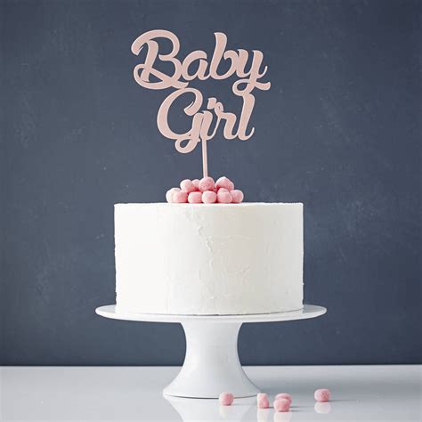 Baby Girl Baby Shower Cake Topper Sophia Victoria Joy