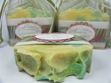 Lemongrass And Green Tea Handcrafted Artisan Soap By Dandi Creations