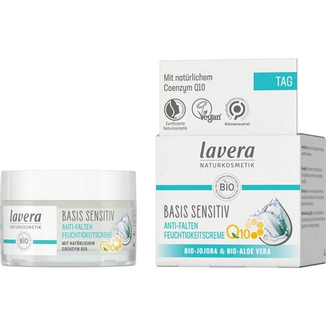 Lavera Basis Sensitiv Anti Falten Feuchtigkeitscreme Q Ml Eko