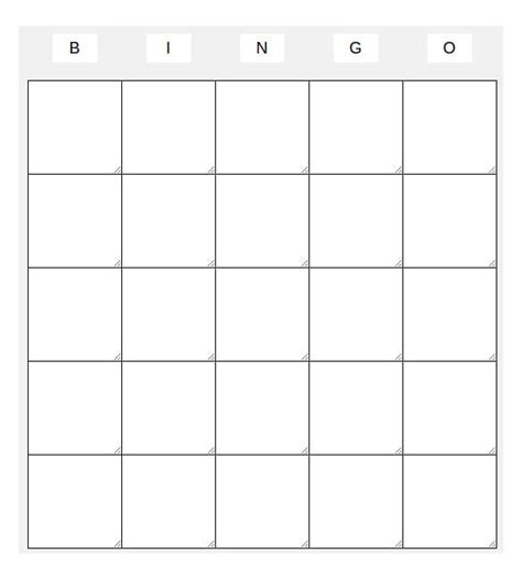 Blank Bingo Template - 15+ PSD, Word, PDF, Vector EPS Format Download