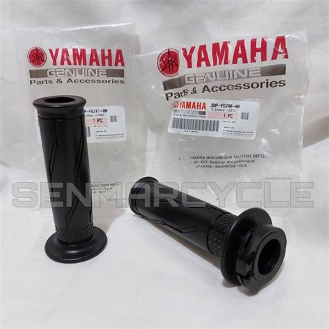 PAIR PARES HANDLE GRIP NMAX V1 V2 AEROX GENUINE YAMAHA