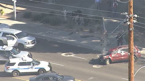 Phoenix Chase Pursuit Ends In Head On Crash In Tempe