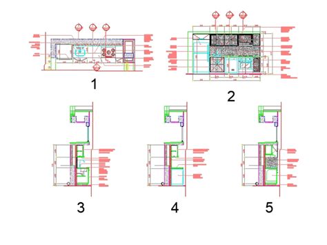 Cuisine détaillée dans AutoCAD Téléchargement CAD 224 55 KB Bibliocad