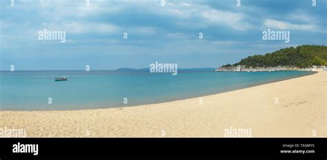 Summer Sea Coast Sithonia Greece Stock Photo Alamy