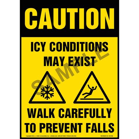 Avoid Walking Slippery Conditions