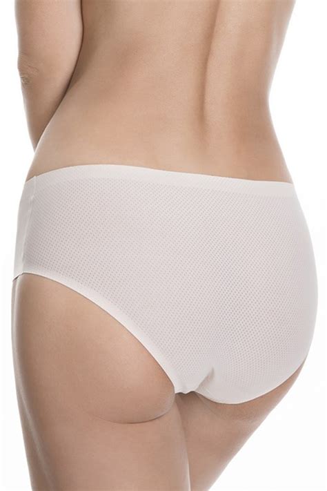 Julimex Lingerie Smooth Seamless Air Briefs Beige