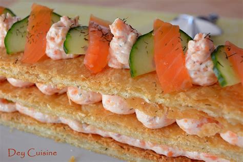 Dey Cuisine Millefeuille Truite Fum E Concombre P Te Feuillet E