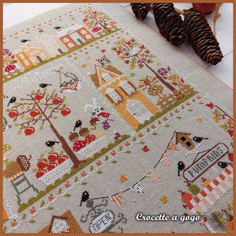 Crocette A Gogo Autumn In The City Counted Cross Etsy