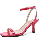 Amazon Enelauge Women S Sexy Ankle Straps Peep Toe Buckle