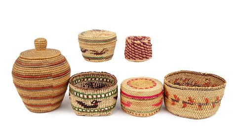 Six Assorted Indian Baskets | Witherell's Auction House