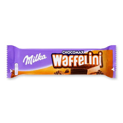 Вафля Milka Waffelini Chocomax шоколадна 31г – онлайн-супермаркет «Сільпо»