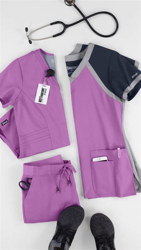 ⭐ Now In New Color Sweet Violet Outfits Greys Anatomy Scrubs