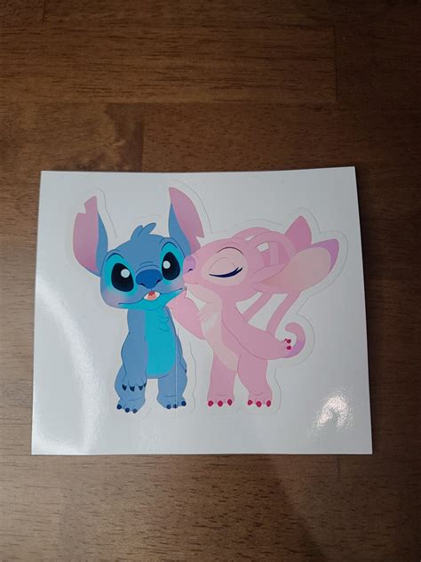 Stich Angel Decals Stickers Etsy