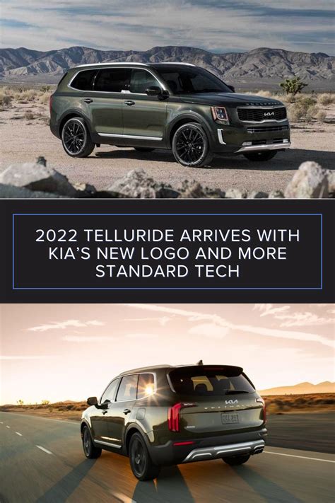 2022 Telluride Arrives With Kias New Logo And More Standard Tech Kia