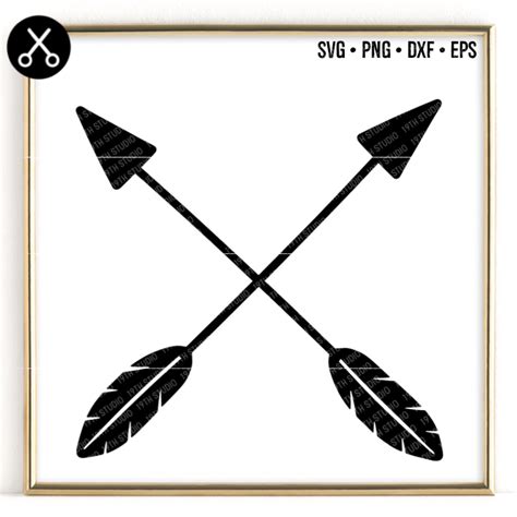 Graphic Crossed Arrows Svg Arrow Svg Svg Crossed Arrows