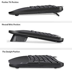 Perixx Periduo Wired Usb Ergonomic Split Keyboard And Vertical