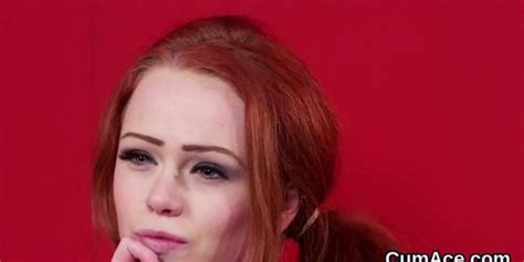 Horny Centerfold Gets Cum Shot On Her Face Swallowing All The Love Juice Tnaflix