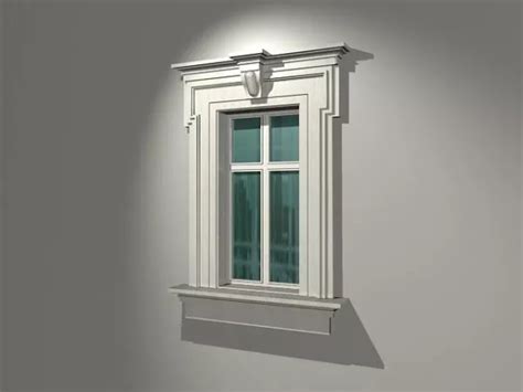 Home Glass Window With Stone Decoration Free 3d Model Max Vray Open3dmodel