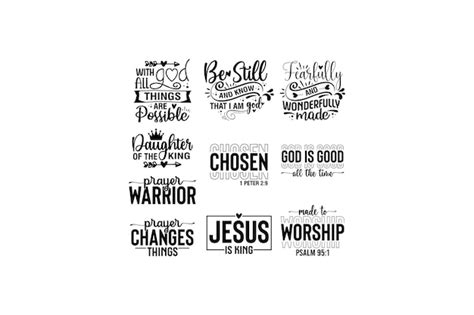 Premium Vector Bible Verse SVG Design Bundle