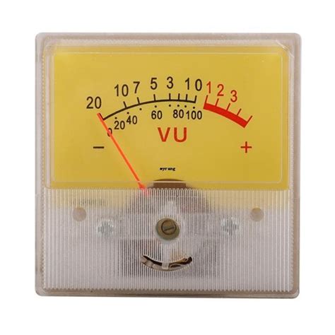 VU Meter Test Backlit DB Level Header VU Meter Level Meter Power