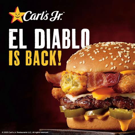 El Diablo Burger Carls Jr 2024 Kimmi Merline