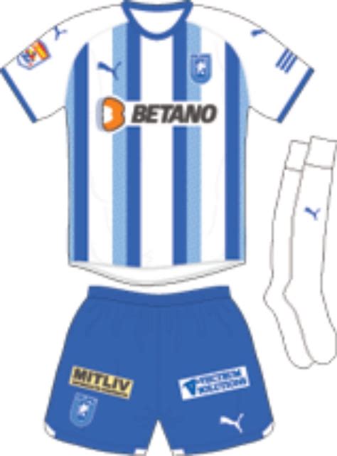 Universitatea Craiova 2021 22 Home Kit