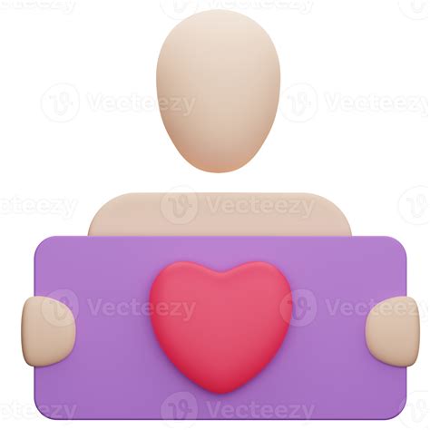 Charity Volunteer 3d Illustration 51863770 Png